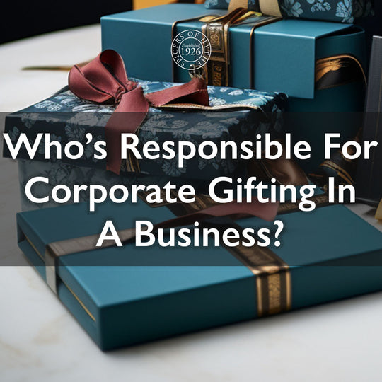 Who's responsible for corporate gifting in a business? The blog cover from gifting company Spicers of Hythe