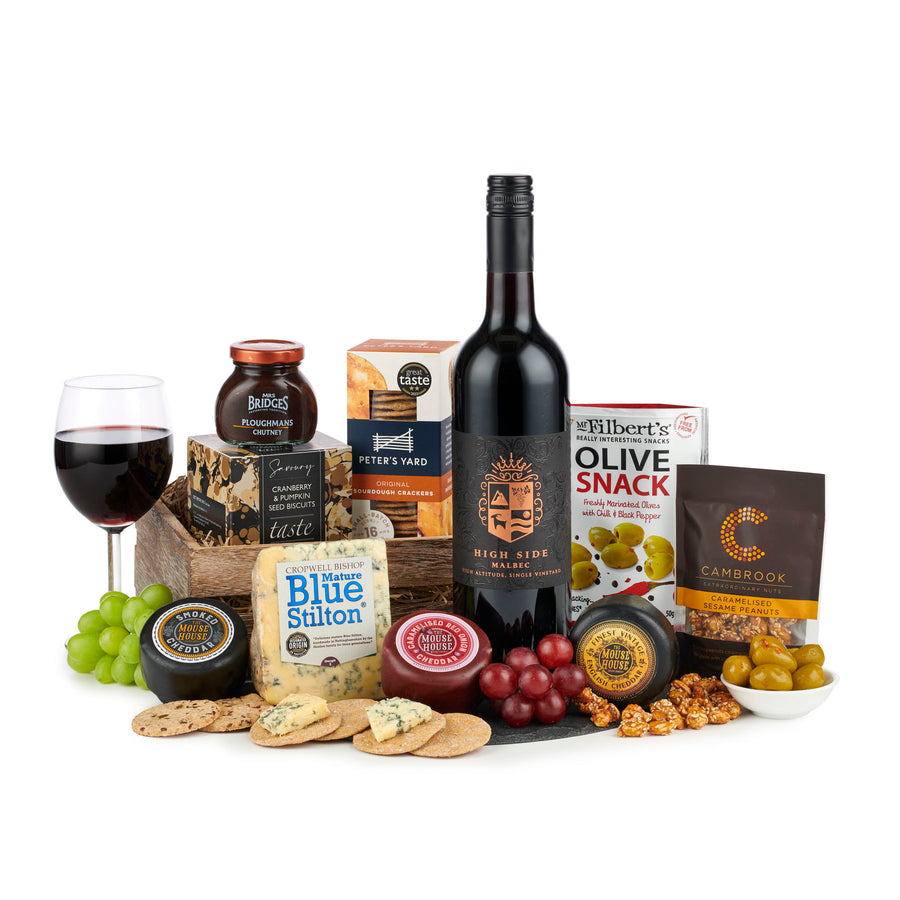 H23063 Silent Night Cheese & Wine Hamper Spicers of Hythe