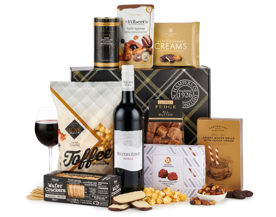 Sip & Snack Selection Red Wine Gift Box