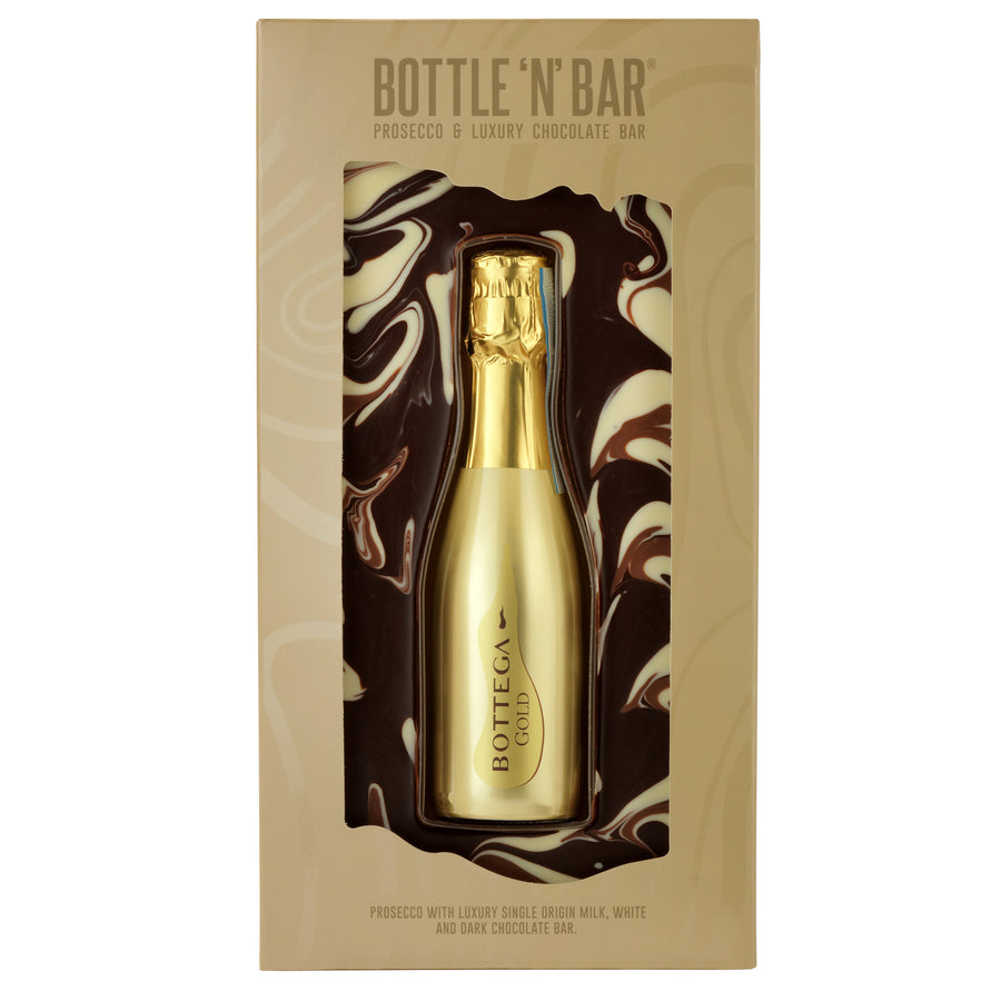 Bottega Prosecco Gold & Chocolate Gift - Bottle N Bar