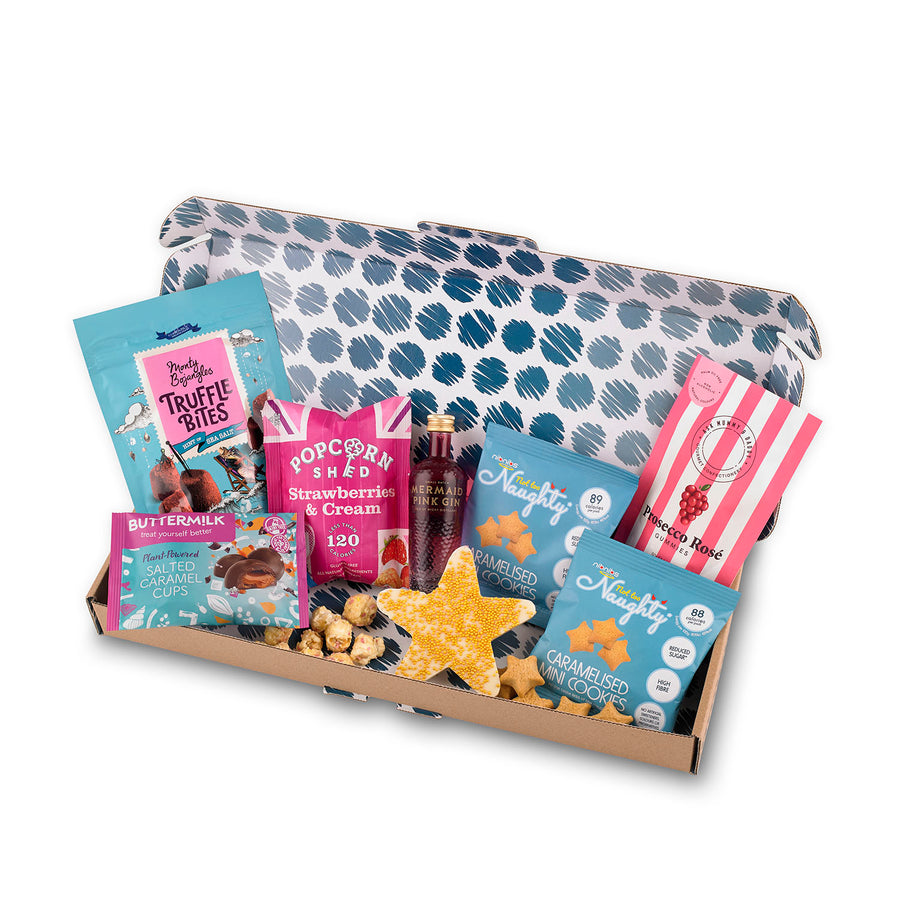Penny Post Pink Gin Letterbox Hamper Gift For Her